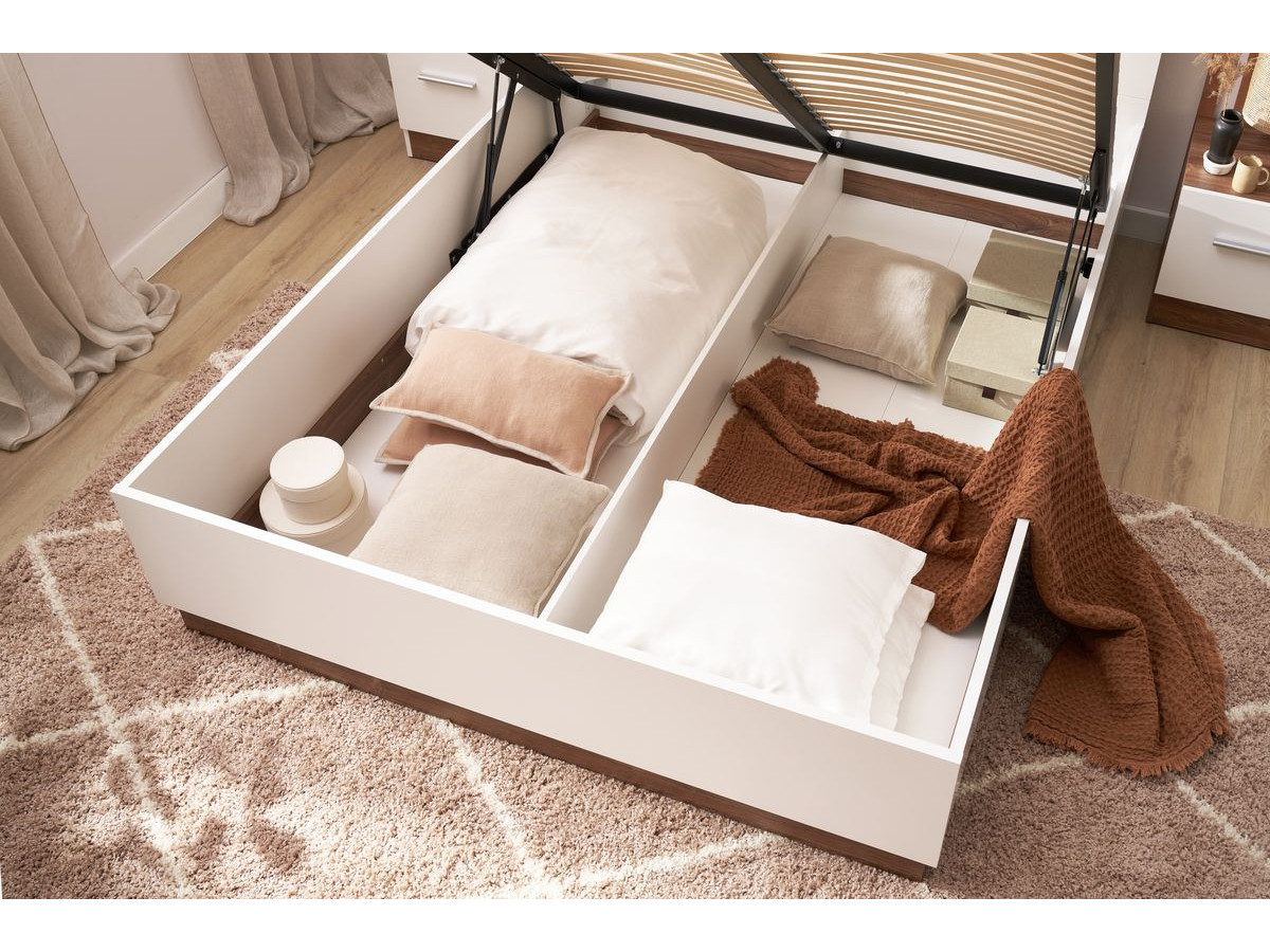 ZENITA set met opbergbed + ladekast + 2 nachtkastjes