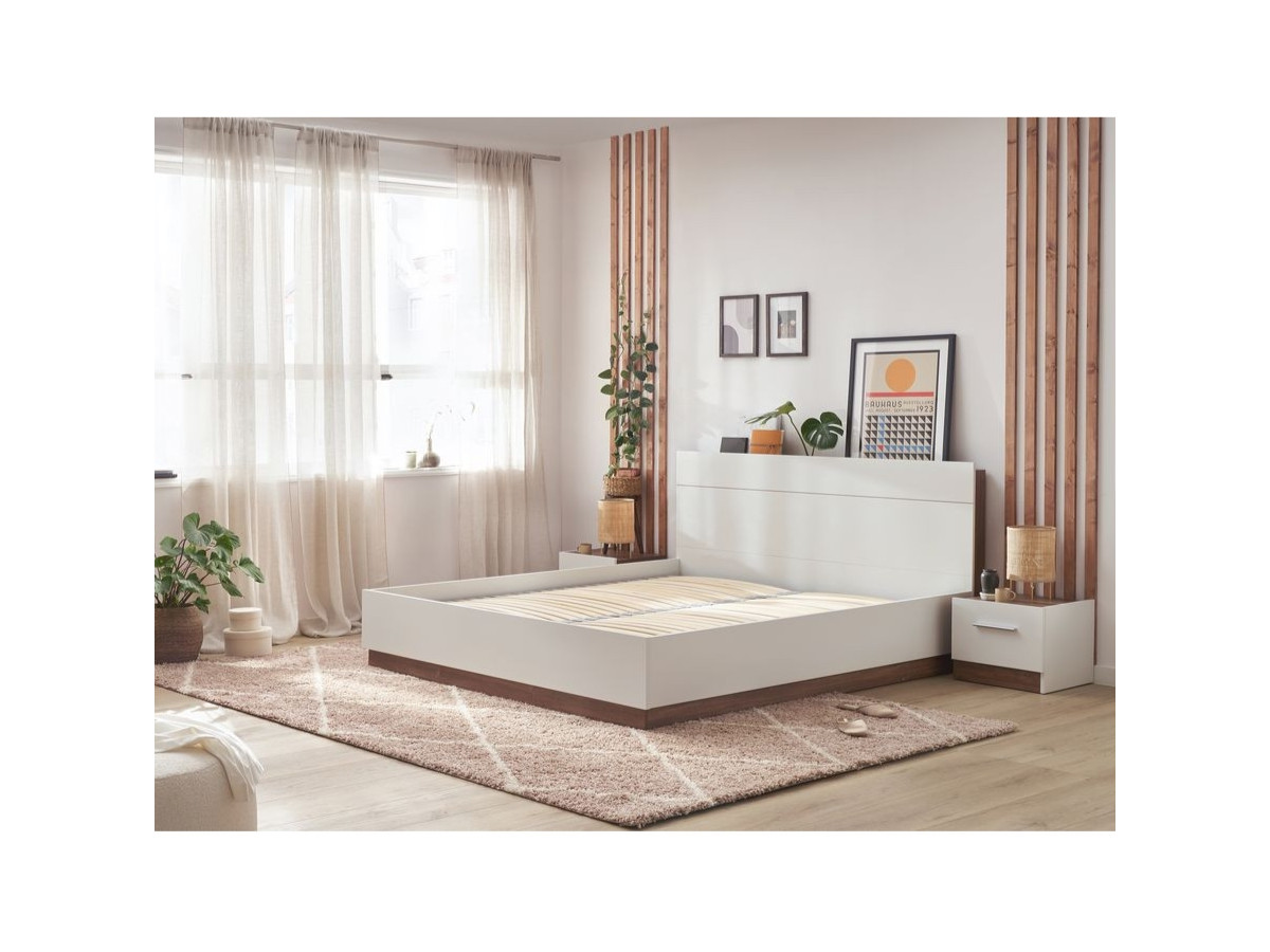 ZENITA set met opbergbed + 2 nachtkastjes