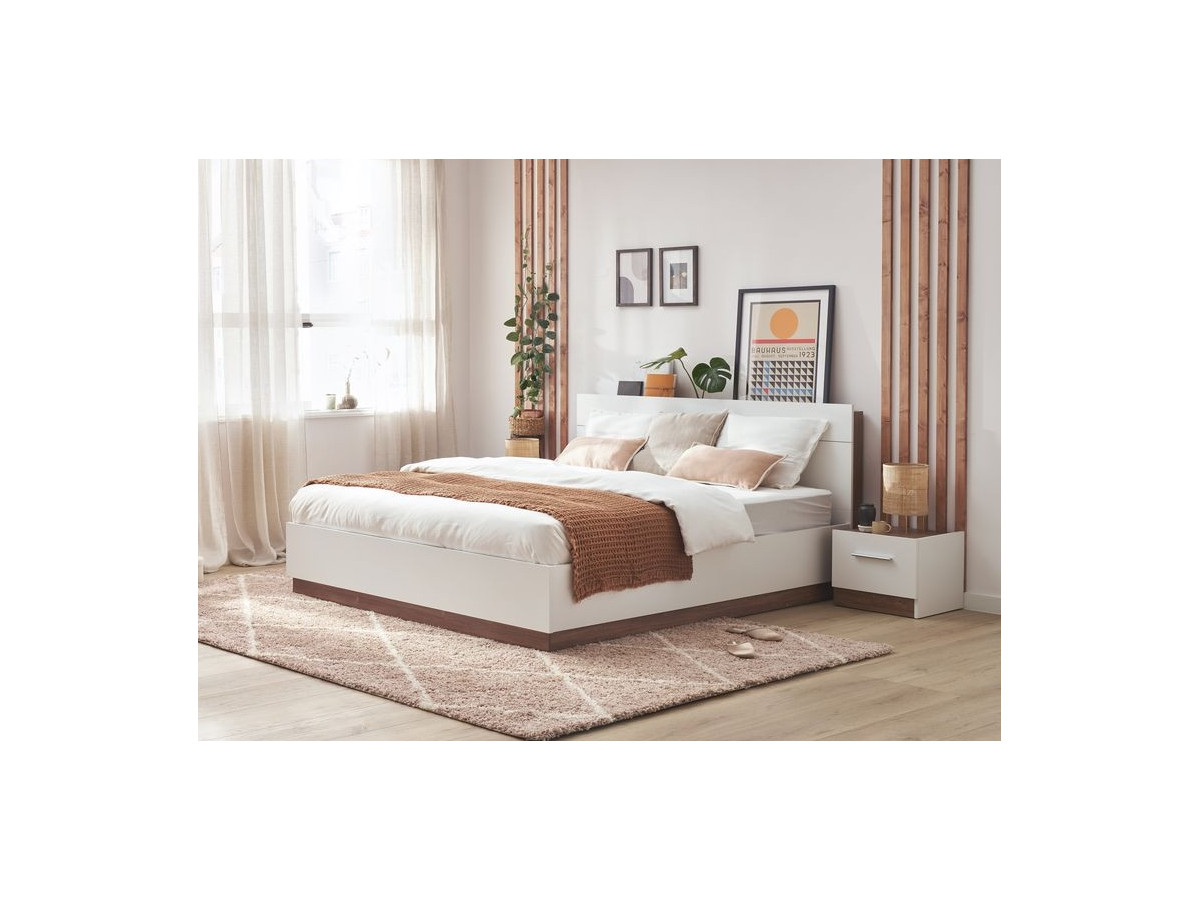 ZENITA set met opbergbed + 2 nachtkastjes