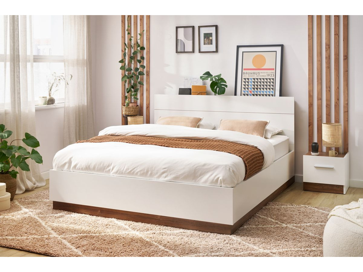 ZENITA set met opbergbed + 2 nachtkastjes