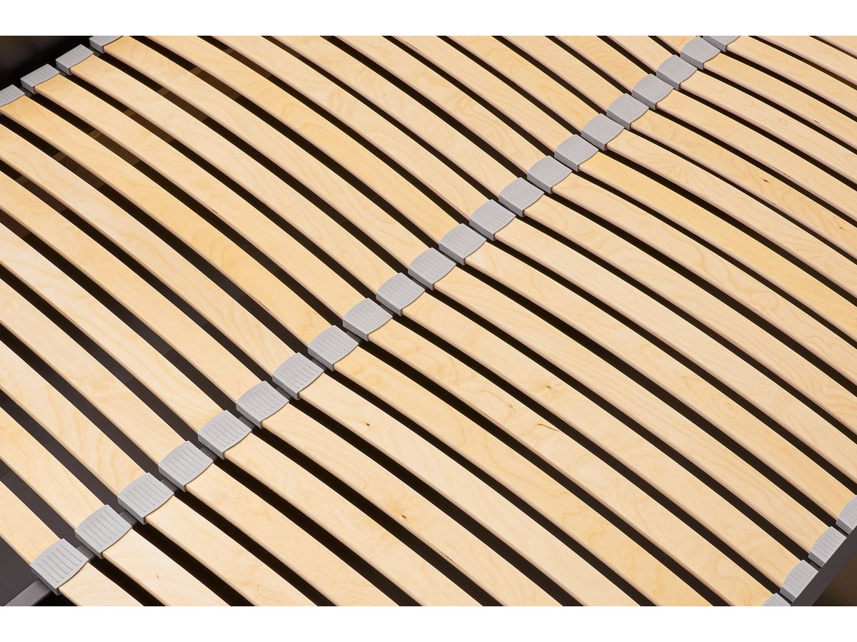 Lit coffre sommier et tête de lit inclus ZENITA