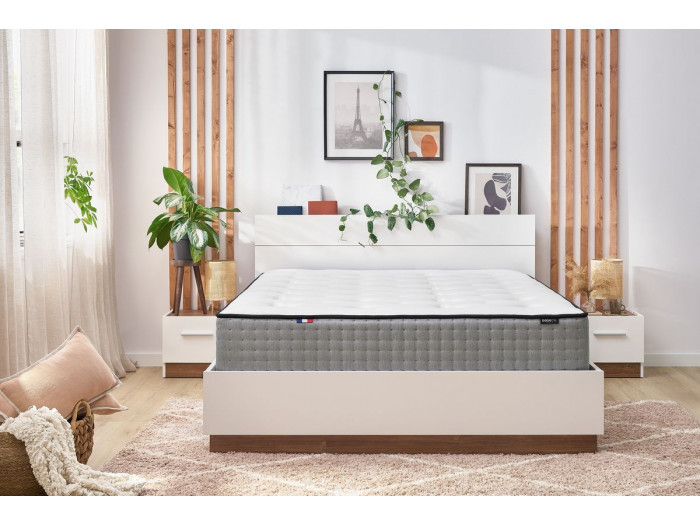Matelas CAPUCINE mémoire de forme et ressorts ensachés