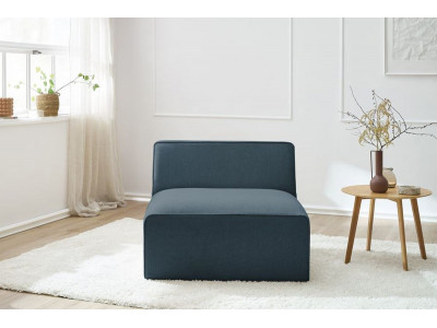 Chauffeuse 1 place pour canapé modulable MEGEVE tissu chiné