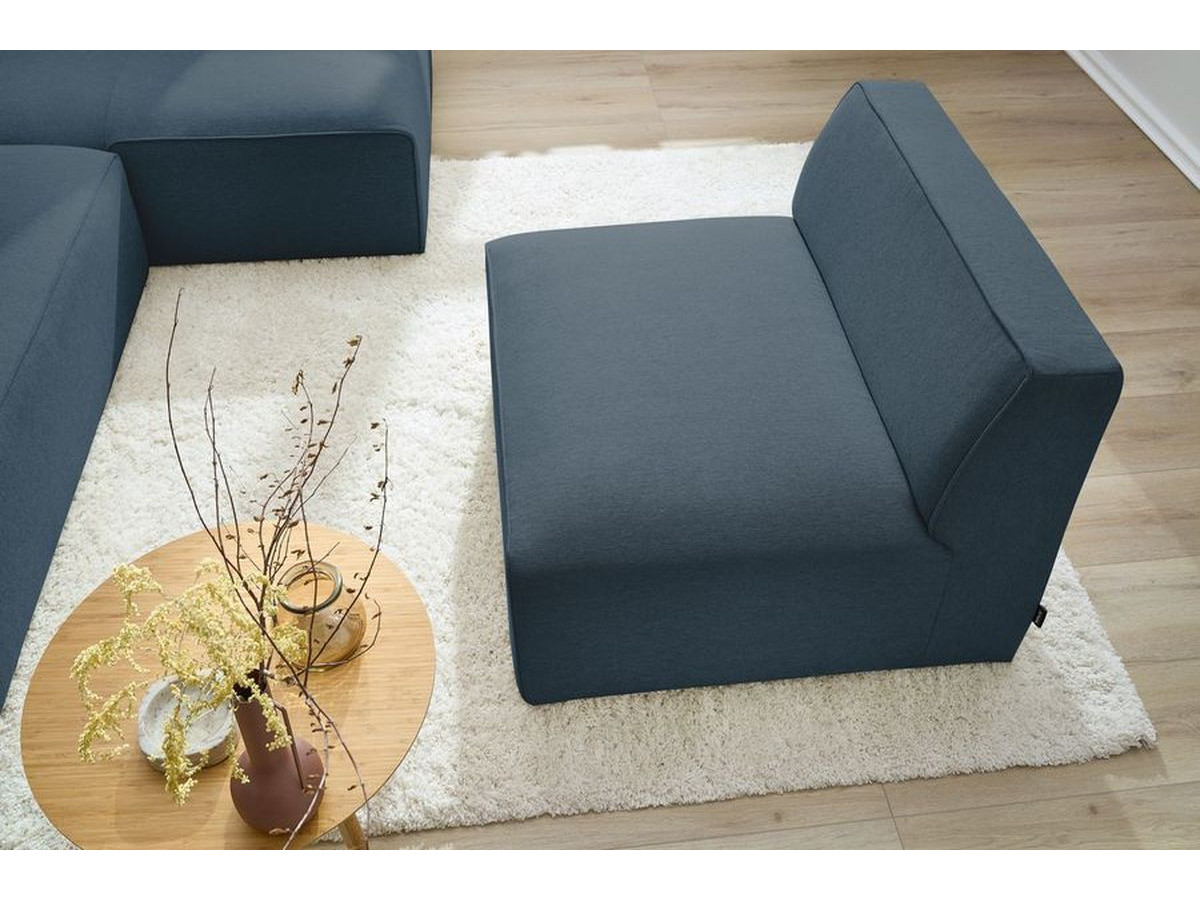 1-zits fauteuil voor modulaire bank MEGEVE gemêleerde stof