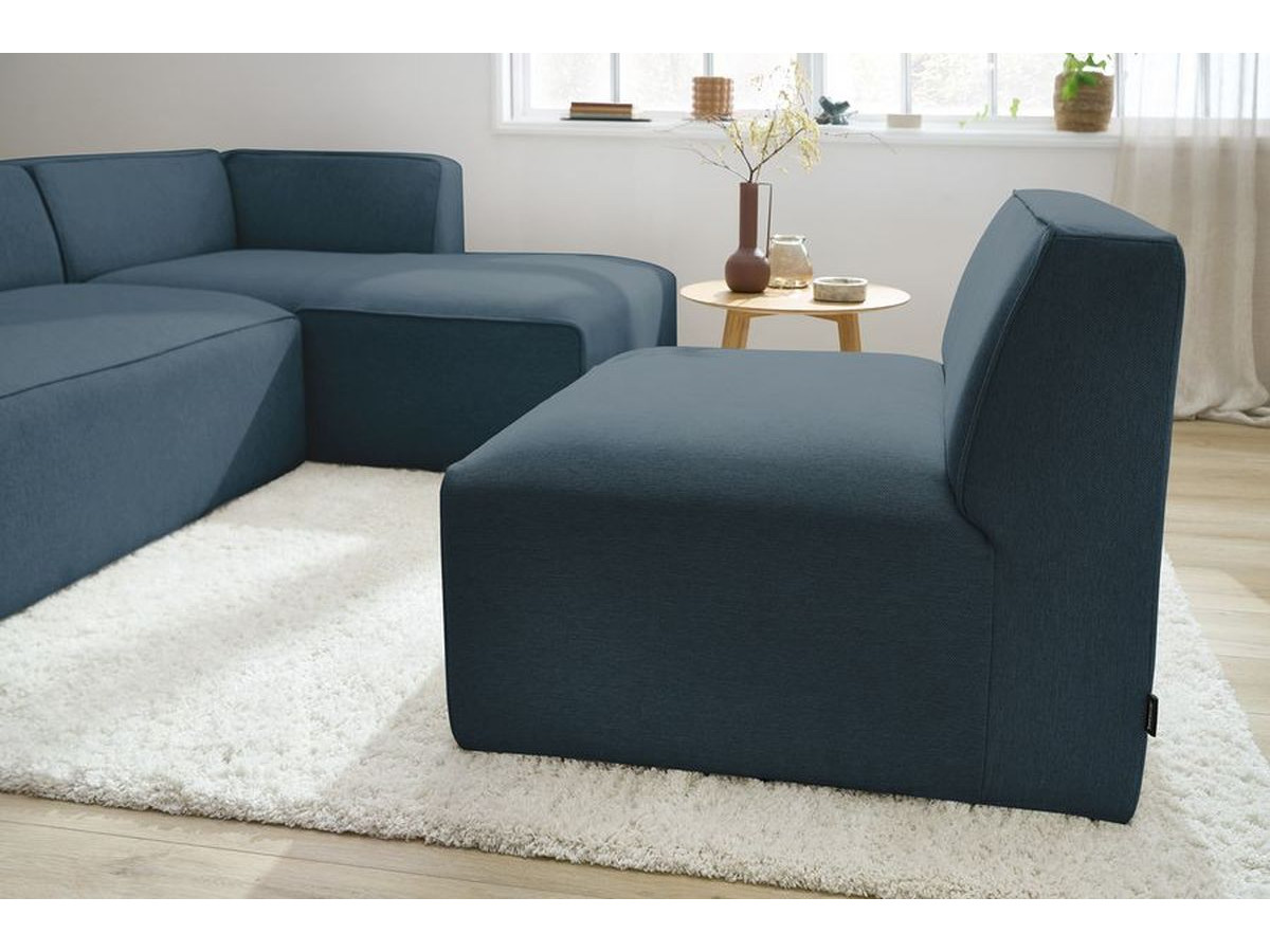 1-zits fauteuil voor modulaire bank MEGEVE gemêleerde stof