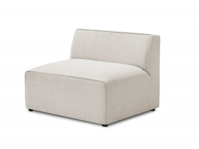 Chauffeuse 1 place pour canapé modulable MEGEVE tissu chiné