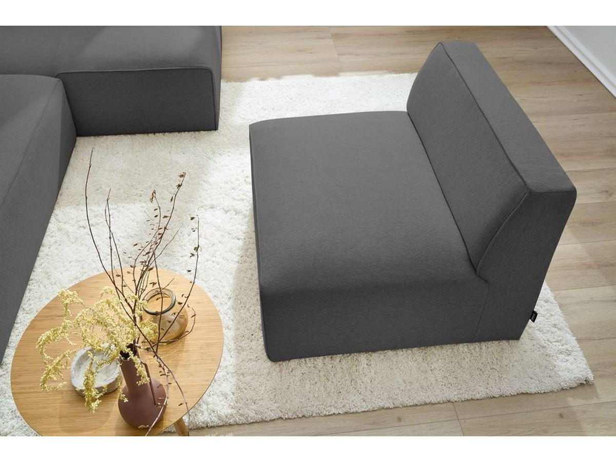 1-zits fauteuil voor modulaire bank MEGEVE gemêleerde stof