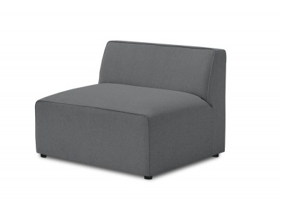 Chauffeuse 1 place pour canapé modulable MEGEVE tissu chiné