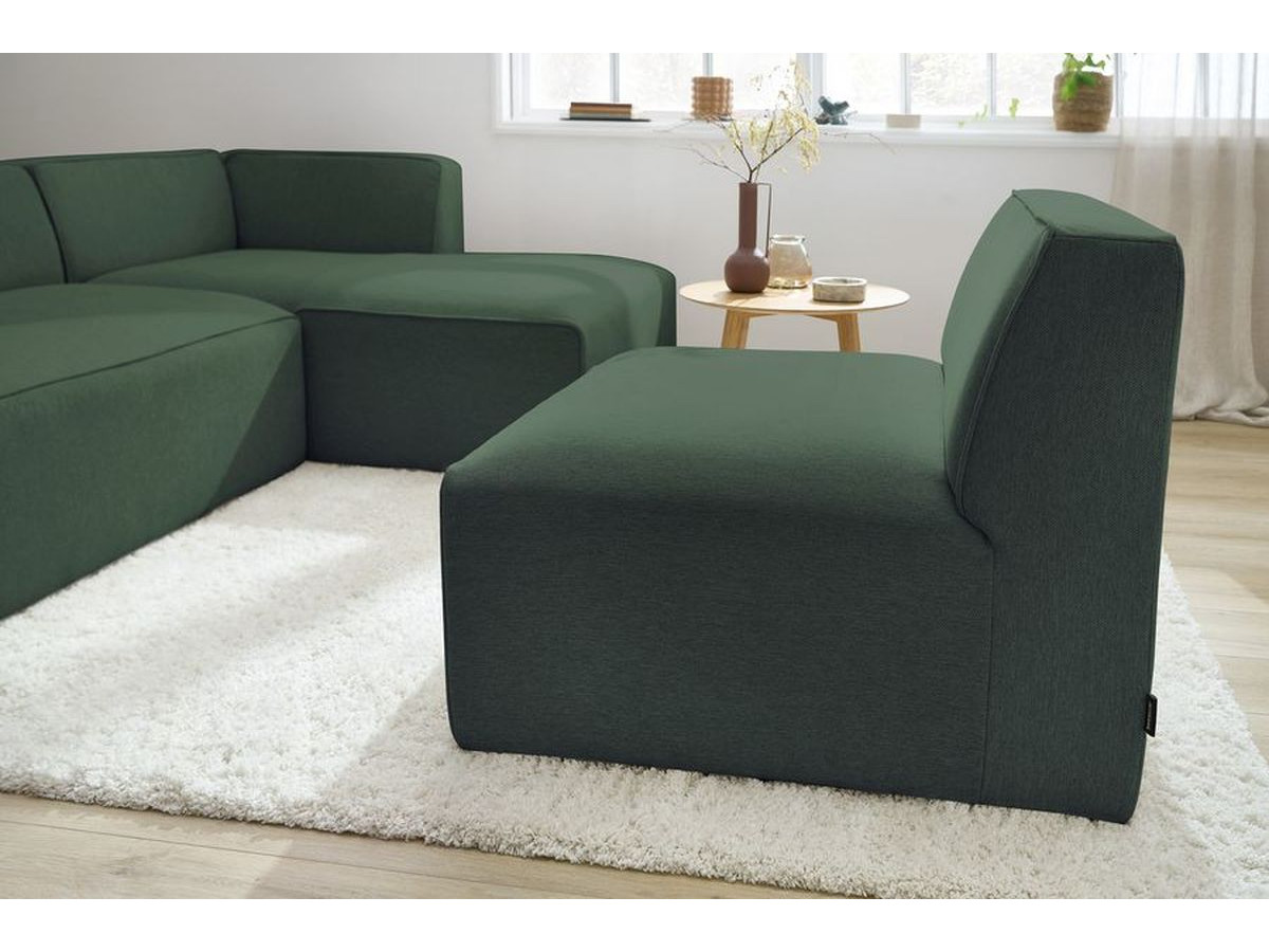 1-zits fauteuil voor modulaire bank MEGEVE gemêleerde stof