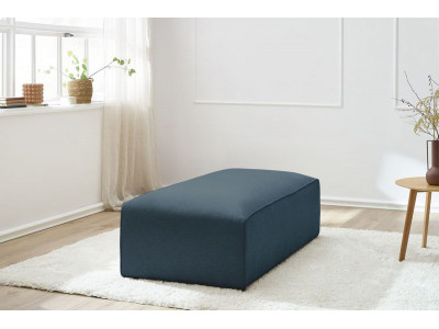 Pouf pour canapé modulable MEGEVE tissu chiné