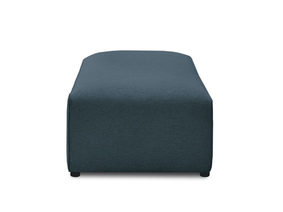 Pouf pour canapé modulable MEGEVE chiné bleu foncé — vue 6