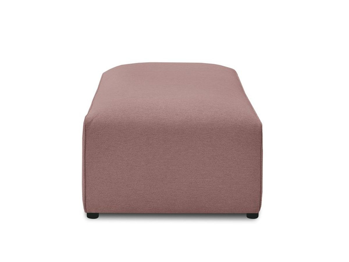 Pouf pour canapé modulable MEGEVE chiné rose — vue 6