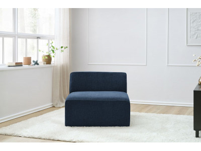 Chauffeuse 1 place pour canapé modulable MEGEVE tissu texturé