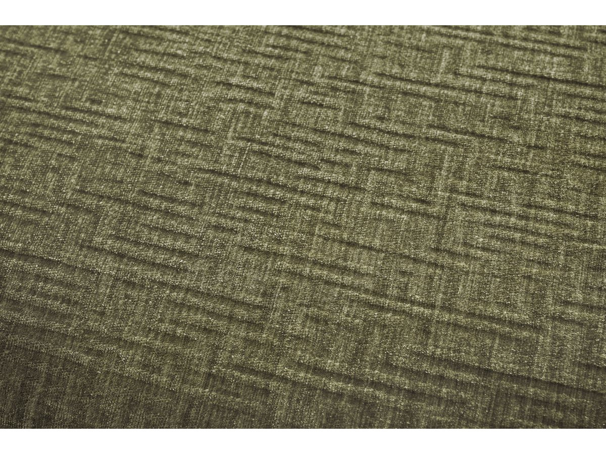 Pouf pour canapé modulable MEGEVE texturé vert — vue 6