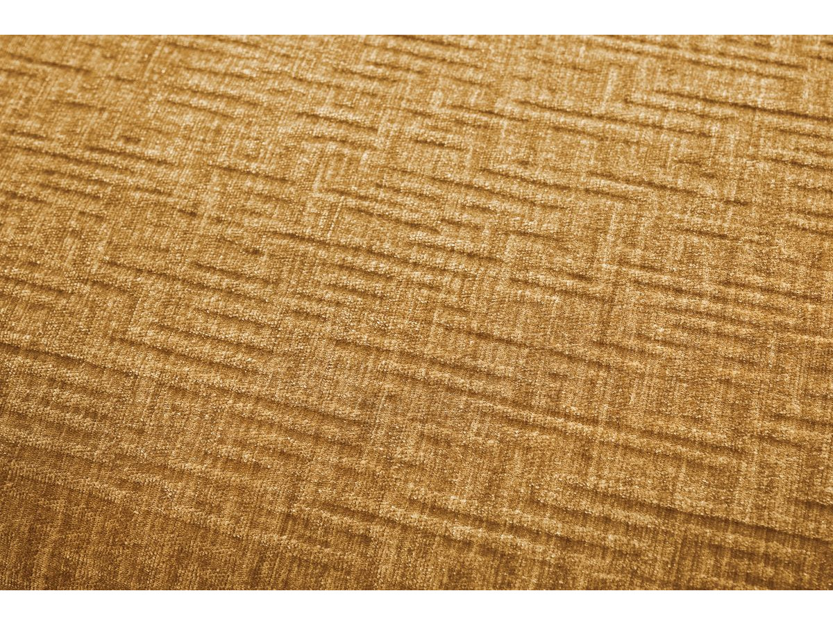 Pouf pour canapé modulable MEGEVE texturé jaune — vue 6