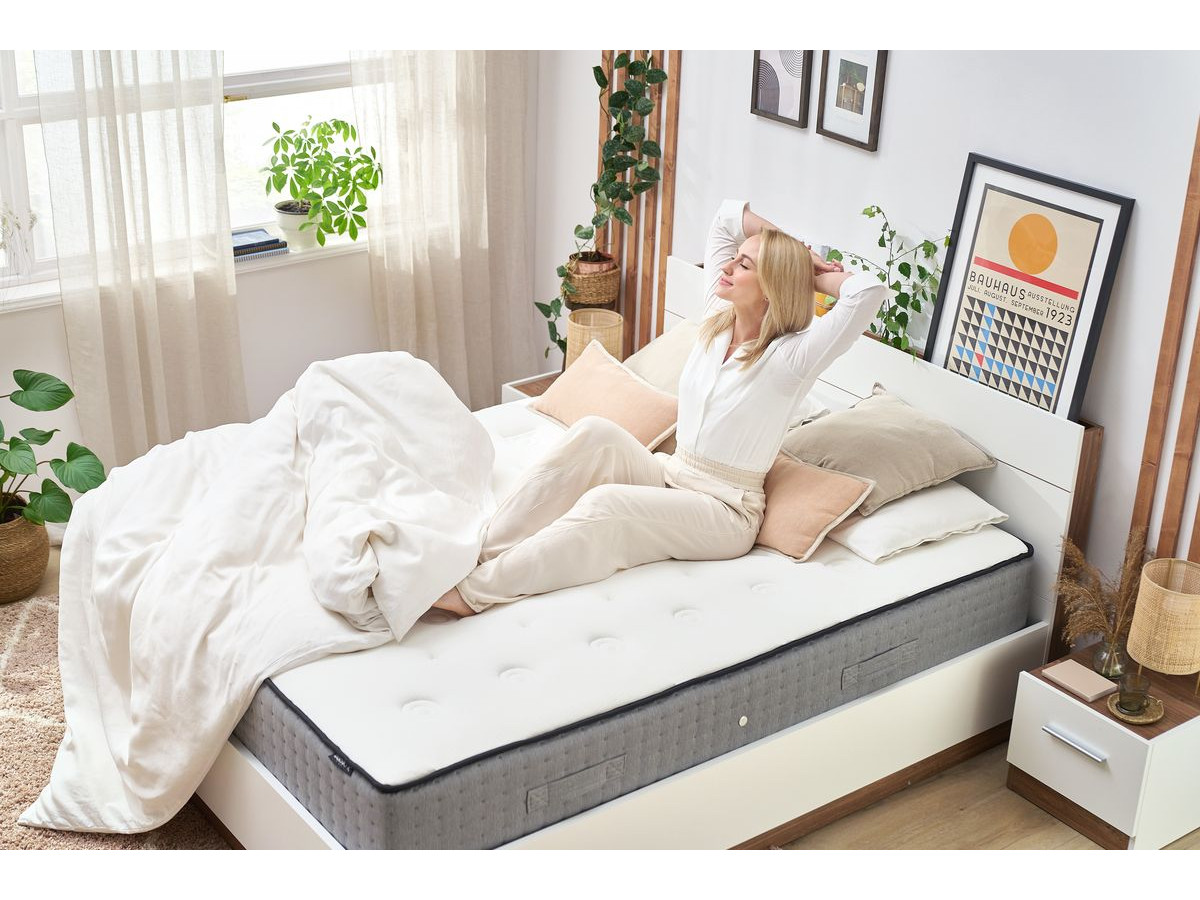 CAPUCINE matras 30 cm 672 pocketveren + traagschuim