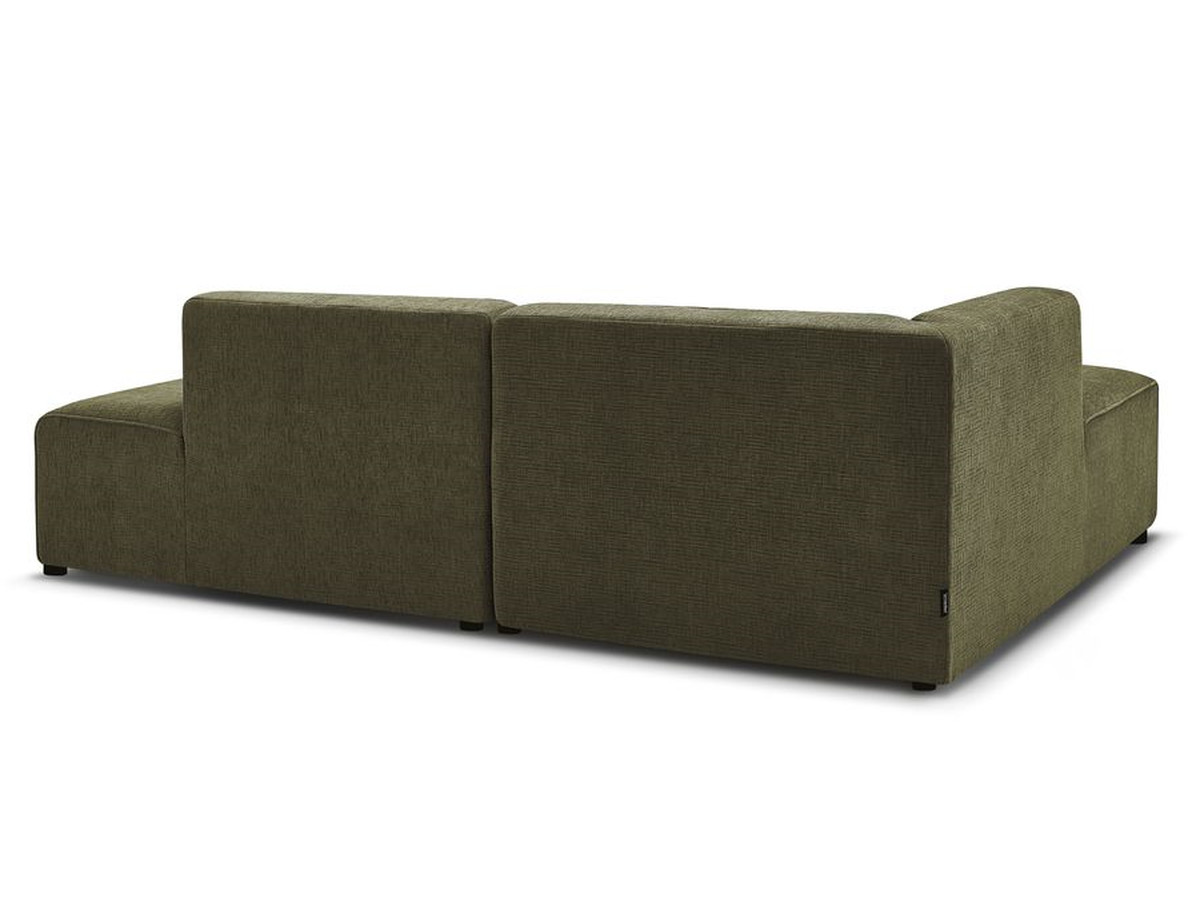 Canapé d'angle fixe MEGEVE tissu texturé