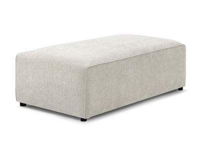 Pouf pour canapé modulable MEGEVE tissu texturé