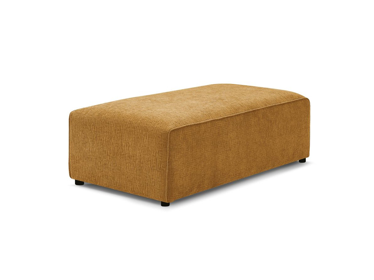 Pouf pour canapé modulable MEGEVE tissu texturé