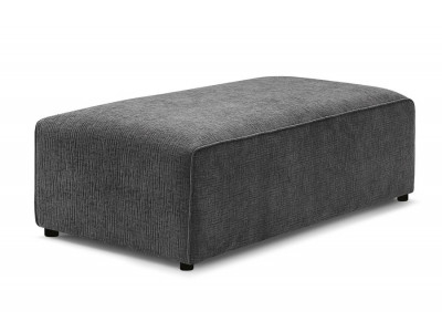 Pouf pour canapé modulable MEGEVE tissu texturé