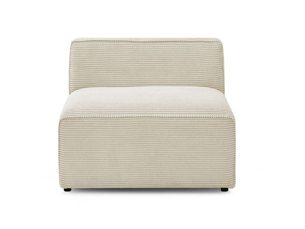Chauffeuse 1 place pour canapé modulable MEGEVE tissu velours côtelé