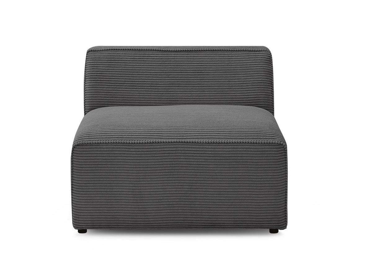 Chauffeuse 1 place pour canapé modulable MEGEVE tissu velours côtelé