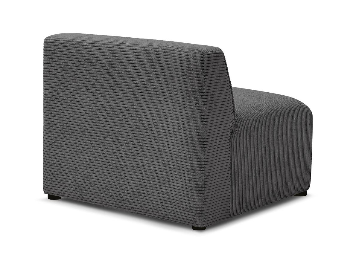 Chauffeuse 1 place pour canapé modulable MEGEVE tissu velours côtelé