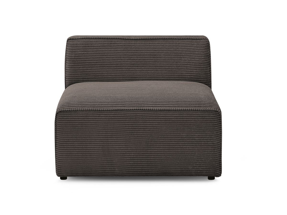 Chauffeuse 1 place pour canapé modulable MEGEVE tissu velours côtelé