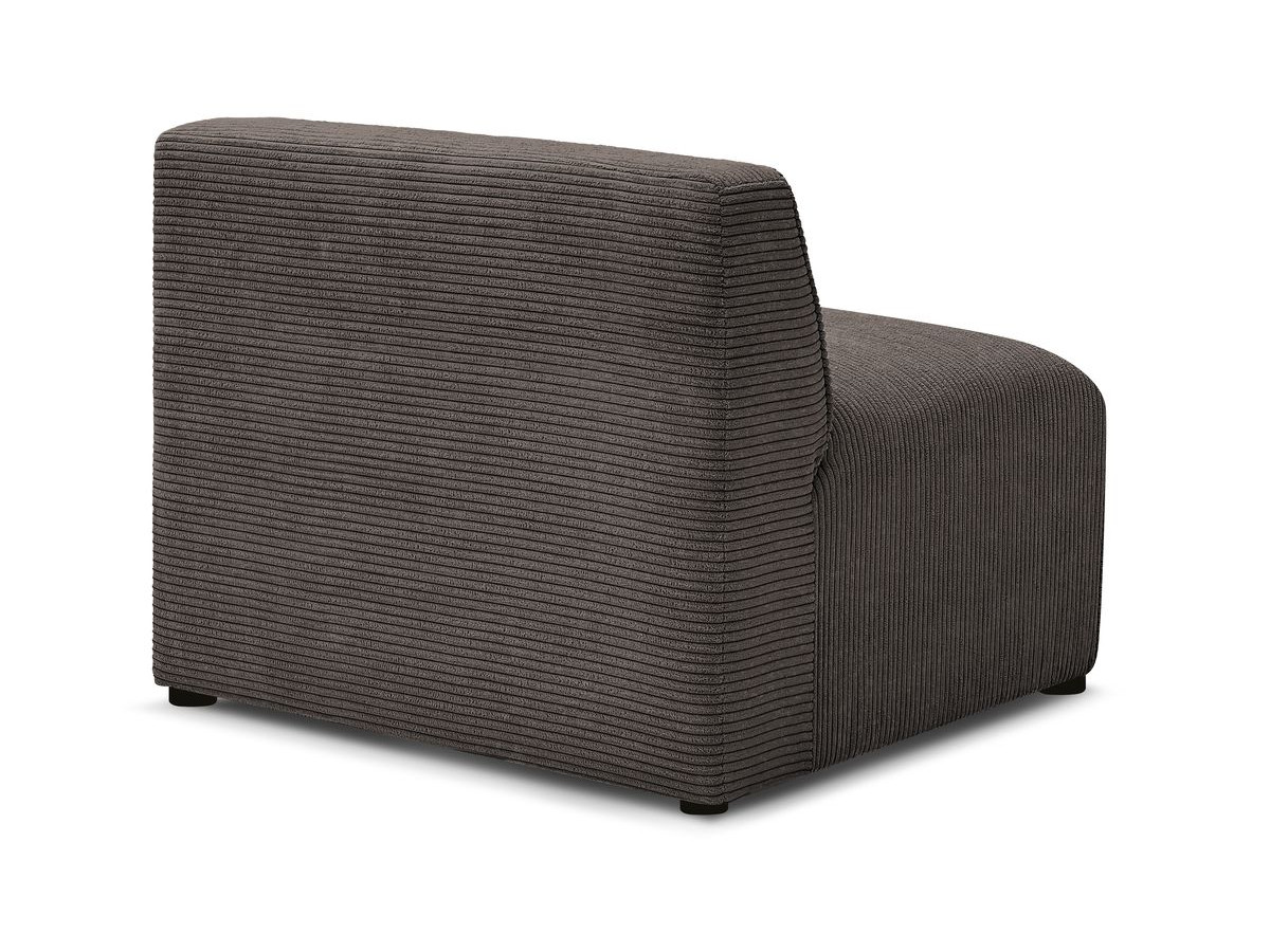 Chauffeuse 1 place pour canapé modulable MEGEVE tissu velours côtelé