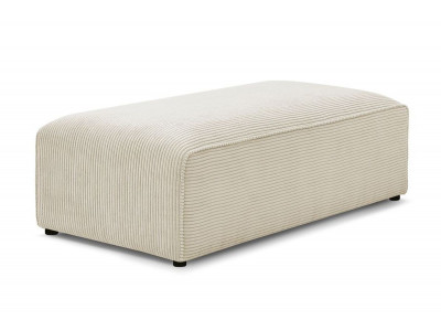 Pouf pour canapé modulable MEGEVE tissu velours côtelé