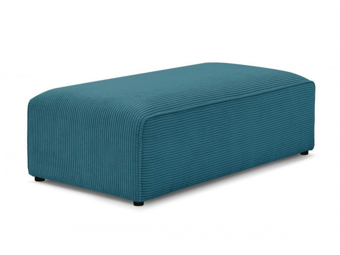 Pouf pour canapé modulable MEGEVE tissu velours côtelé