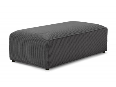 Pouf pour canapé modulable MEGEVE tissu velours côtelé