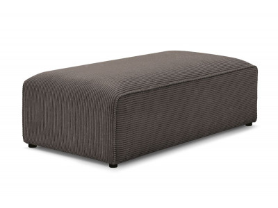 Pouf pour canapé modulable MEGEVE tissu velours côtelé