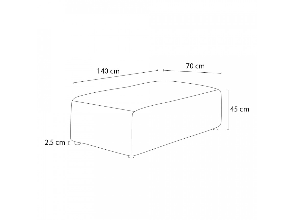 Canapé d'angle fixe EVEREST tissu chiné - Orange - Angle droit - 10 coussins
