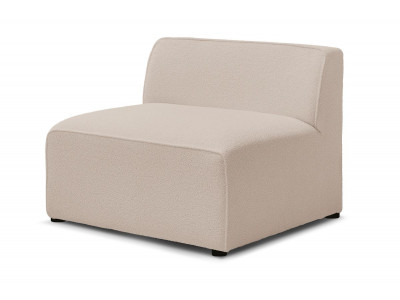 Chauffeuse 1 place pour canapé modulable MEGEVE tissu bouclette