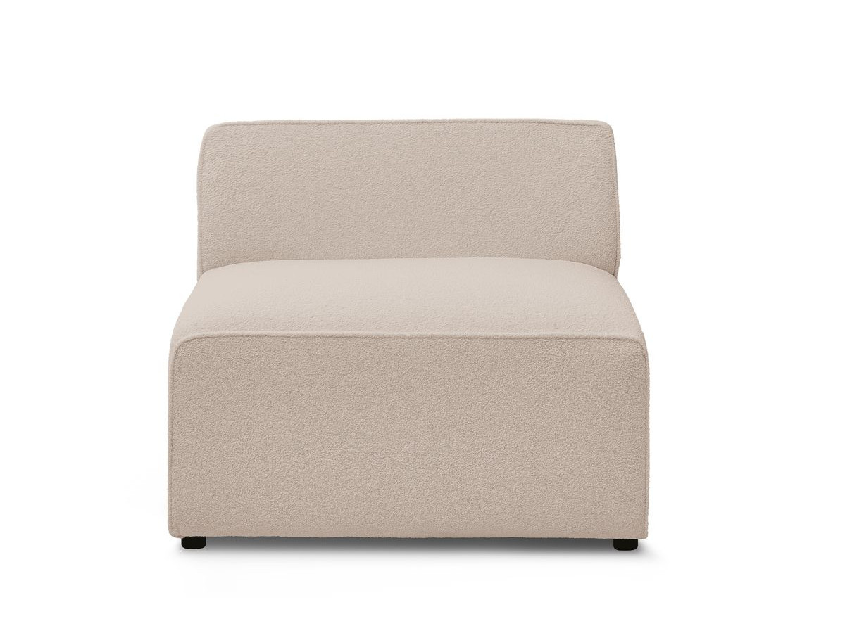 Chauffeuse 1 place pour canapé modulable MEGEVE tissu bouclette