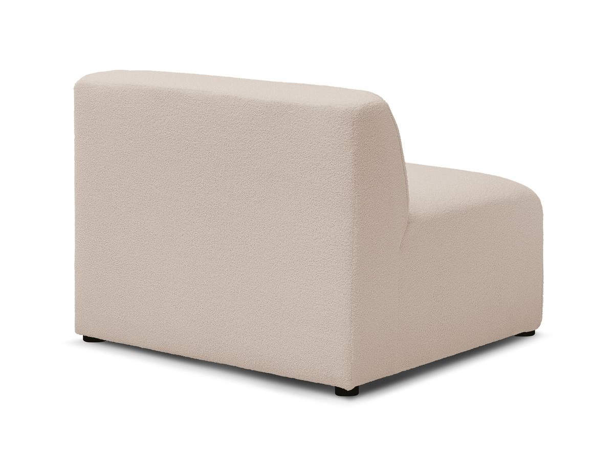 Chauffeuse 1 place pour canapé modulable MEGEVE tissu bouclette