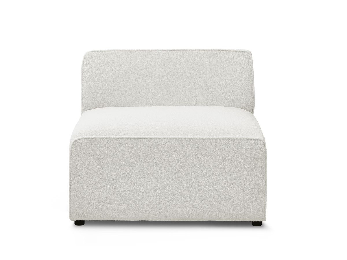 Chauffeuse 1 place pour canapé modulable MEGEVE tissu bouclette