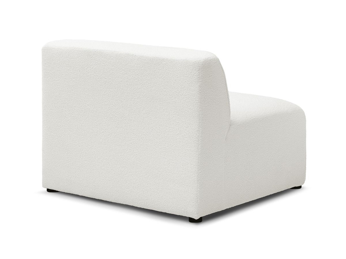 Chauffeuse 1 place pour canapé modulable MEGEVE tissu bouclette
