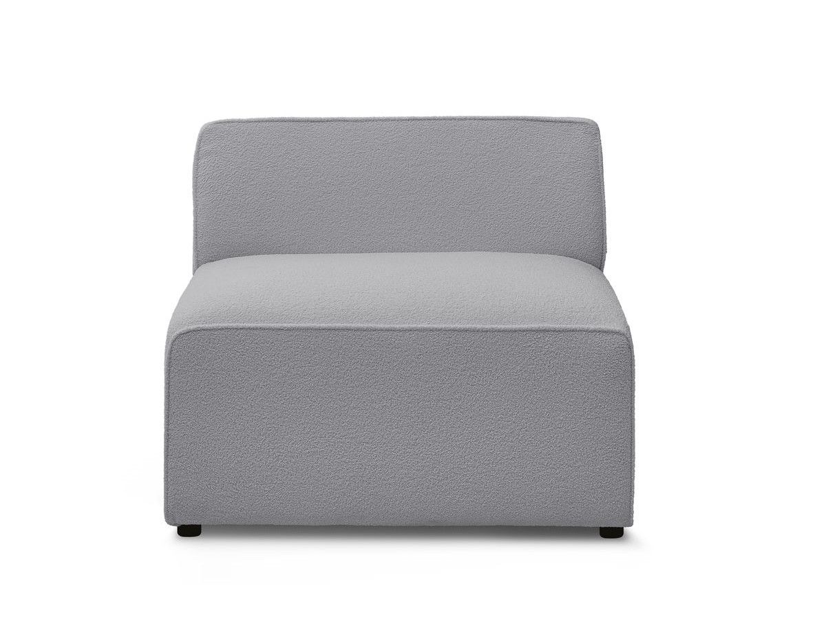 Chauffeuse 1 place pour canapé modulable MEGEVE tissu bouclette