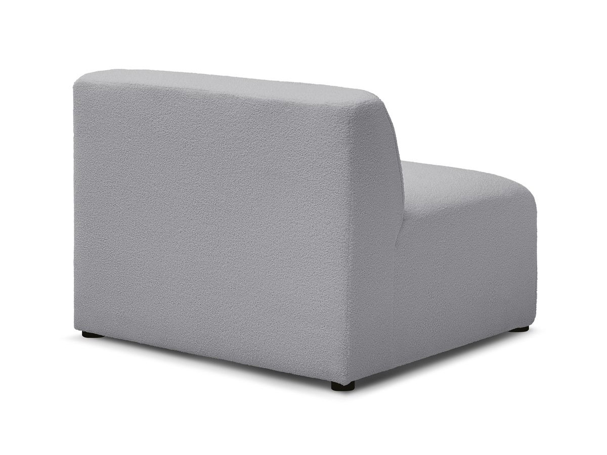 Chauffeuse 1 place pour canapé modulable MEGEVE tissu bouclette