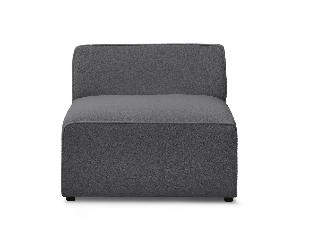 Chauffeuse 1 place pour canapé modulable MEGEVE tissu bouclette