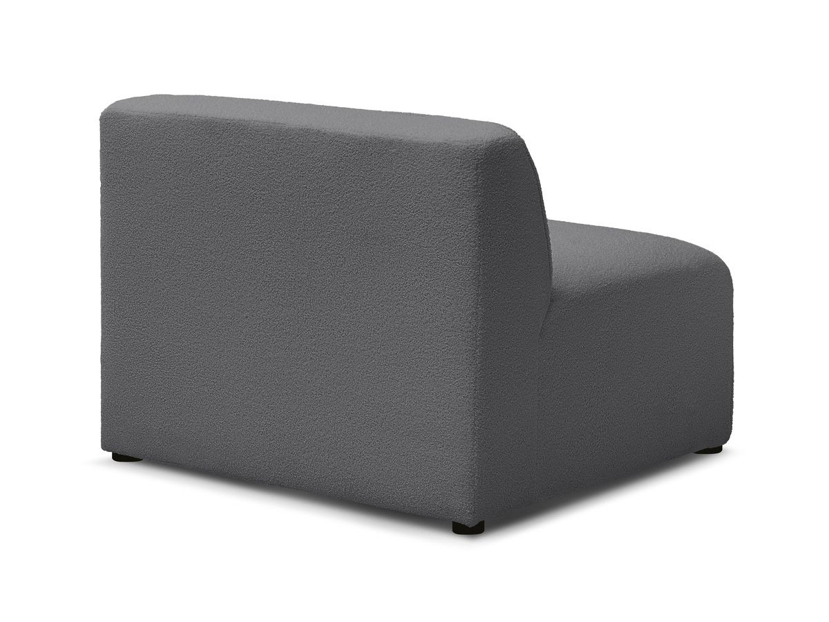 Chauffeuse 1 place pour canapé modulable MEGEVE tissu bouclette