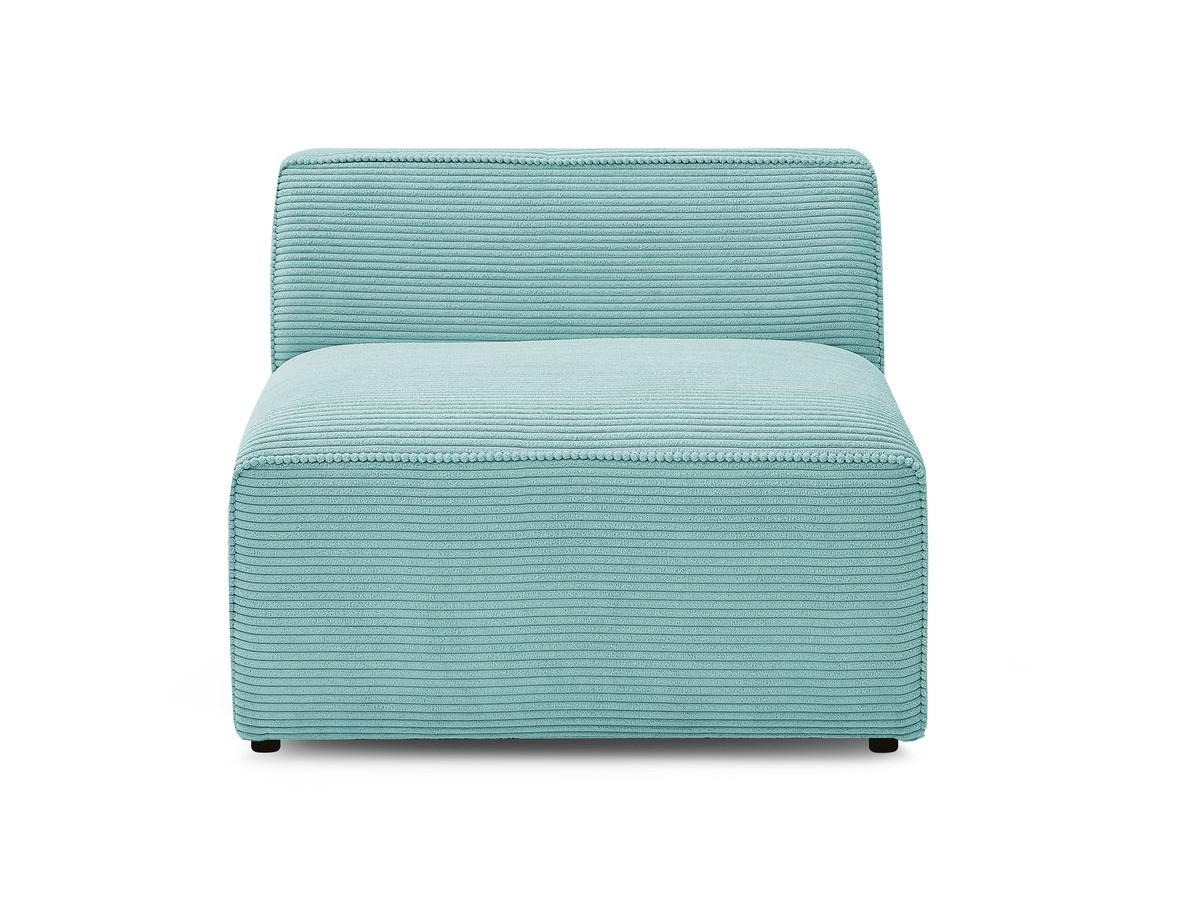 Chauffeuse 1 place pour canapé modulable MEGEVE tissu velours côtelé