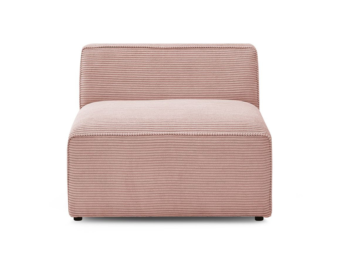Chauffeuse 1 place pour canapé modulable MEGEVE tissu velours côtelé