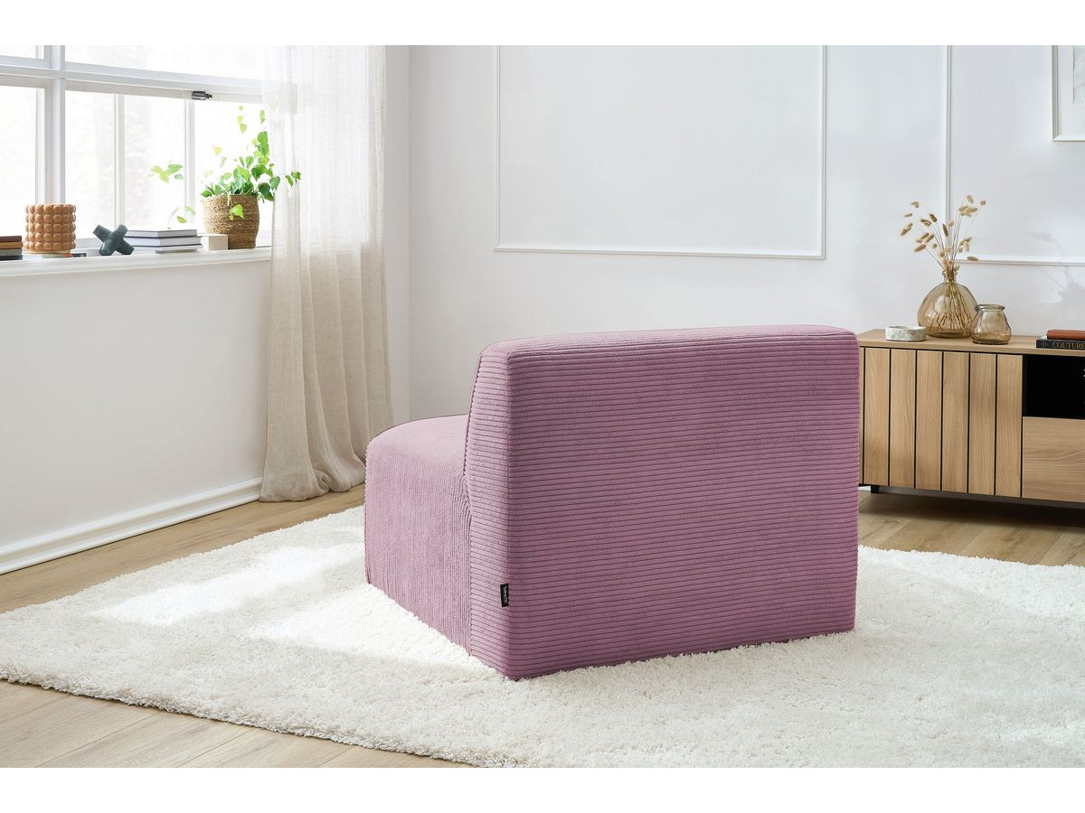 1-zitsfauteuil voor modulaire bank MEGEVE in corduroystof