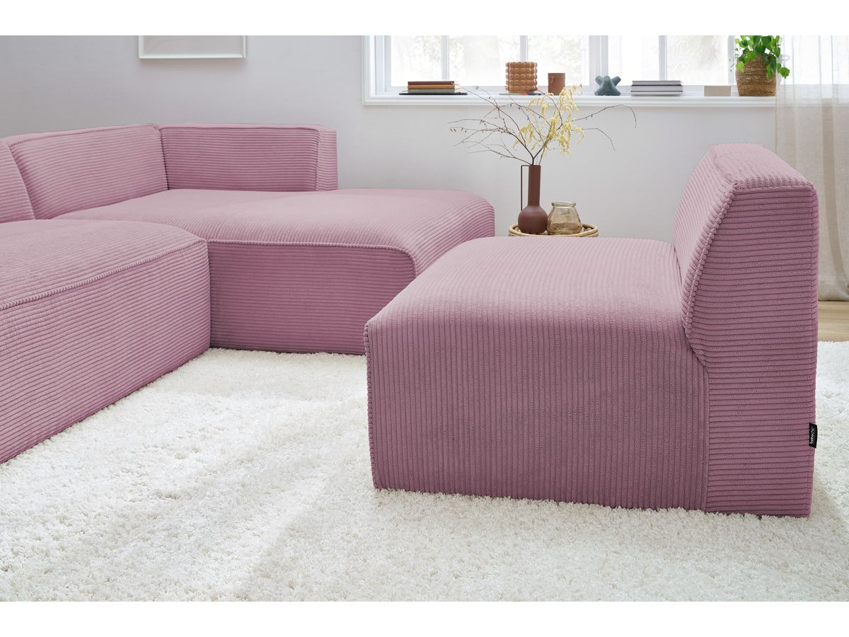 1-zitsfauteuil voor modulaire bank MEGEVE in corduroystof