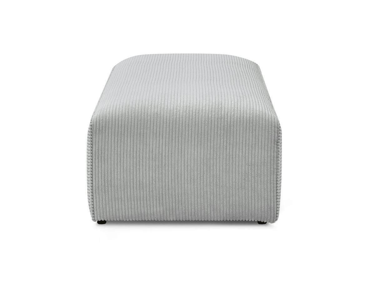 Poef voor modulaire bank MEGEVE corduroy stof