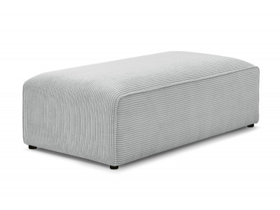 Pouf pour canapé modulable MEGEVE tissu velours côtelé
