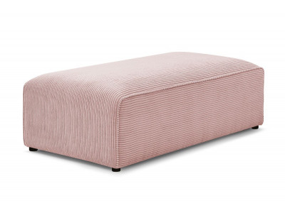 Pouf pour canapé modulable MEGEVE tissu velours côtelé